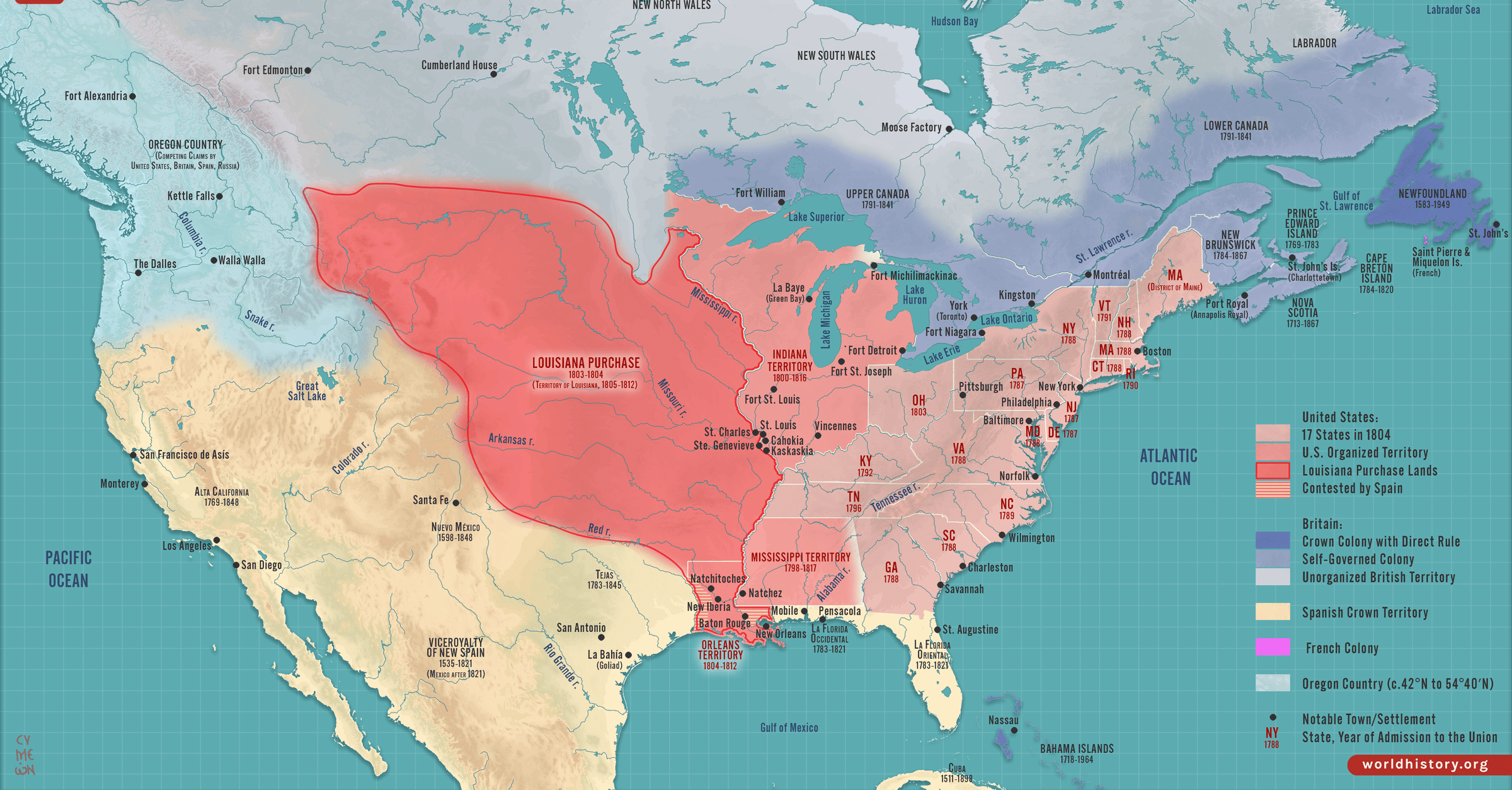 Timeline Louisiana Purchase timeline-louisiana-purchase