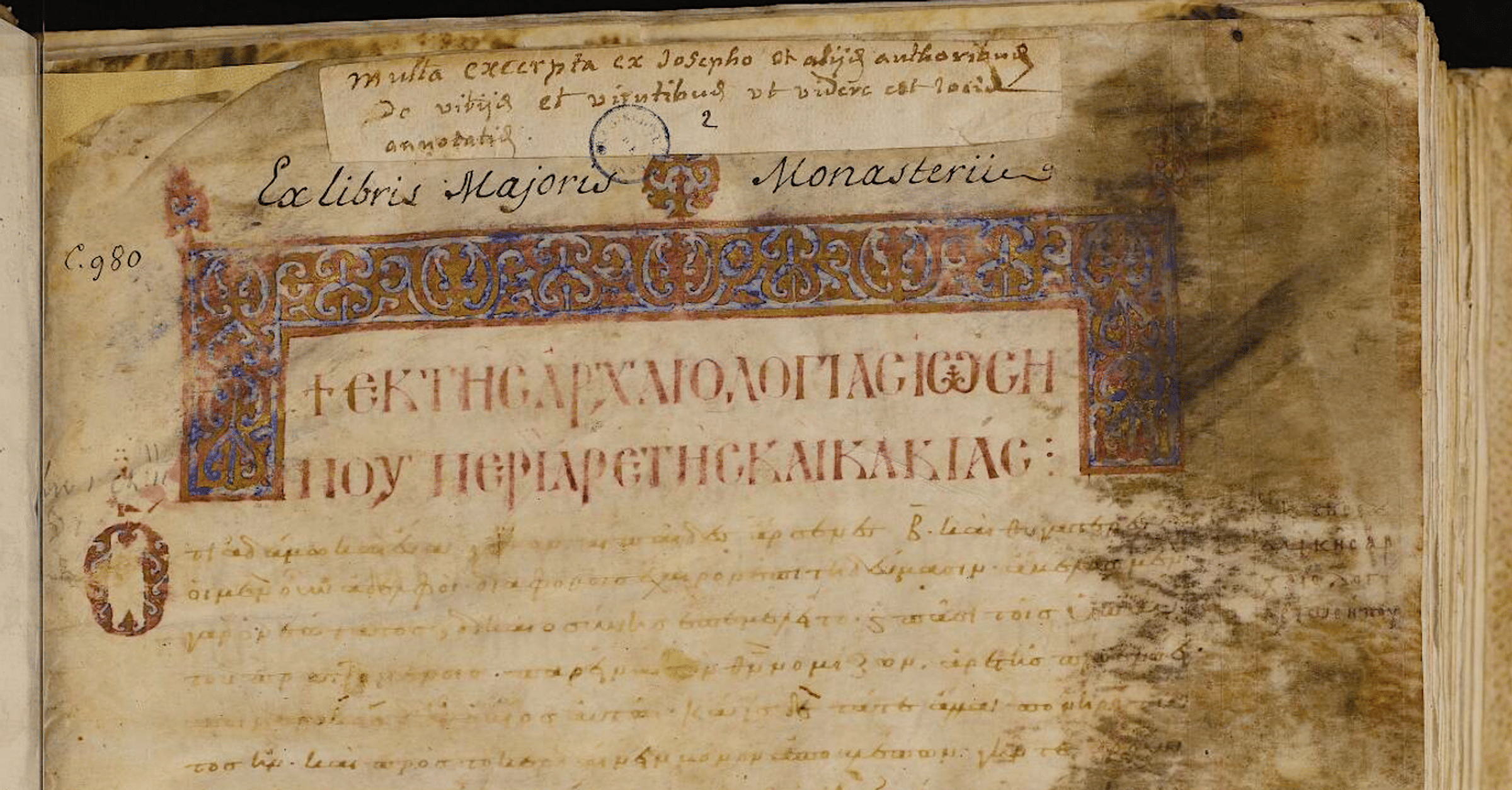 The Constantinian Excerpts: The 10th Century Byzantine
