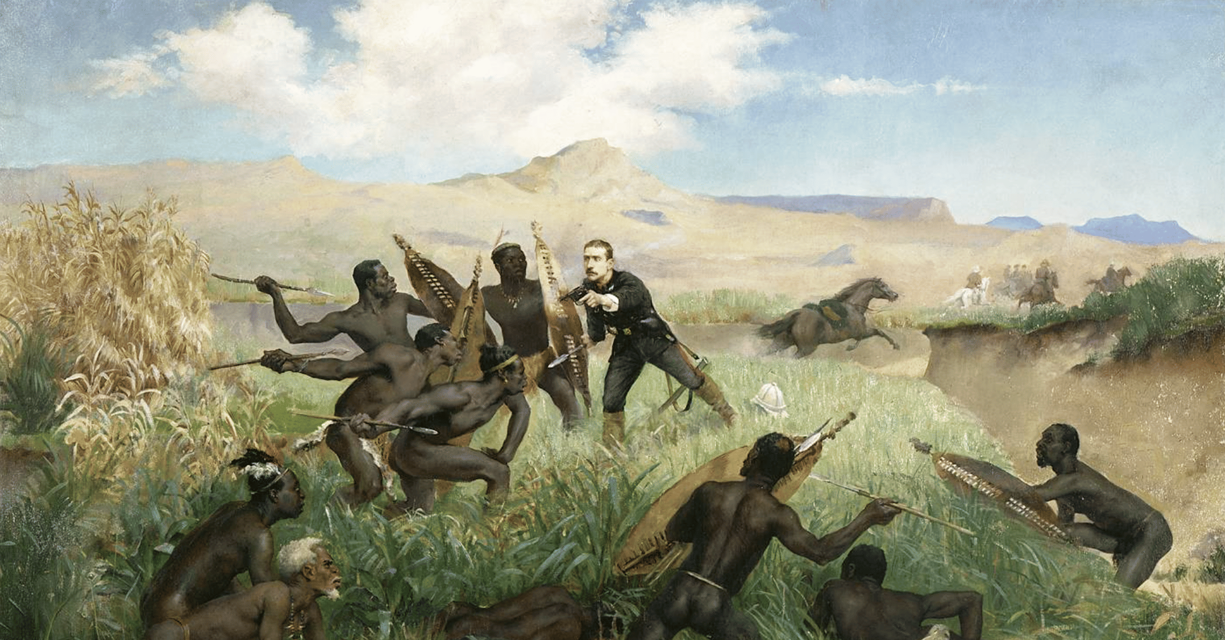 What made Zulu regiments so feared across Africa?