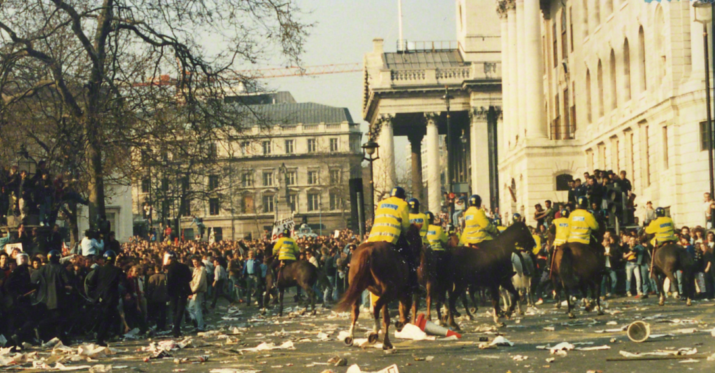 Poll Tax Riot at Trafalgar Square - World History Encyclopedia