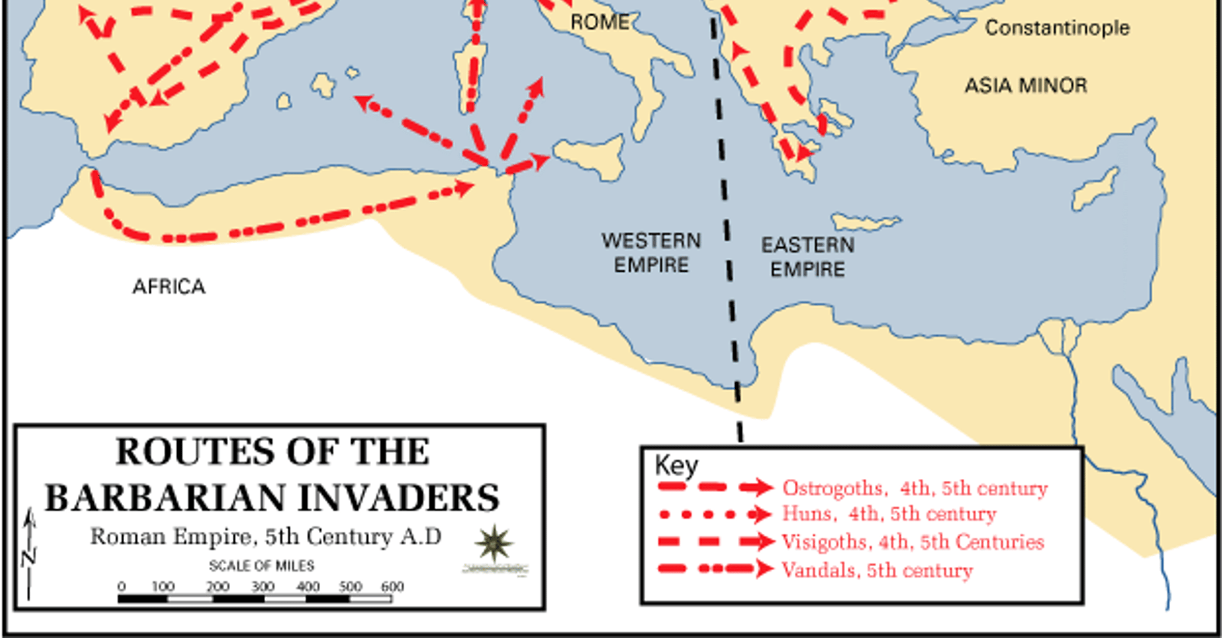 Roman Matrials Timeline: Western Roman Empire