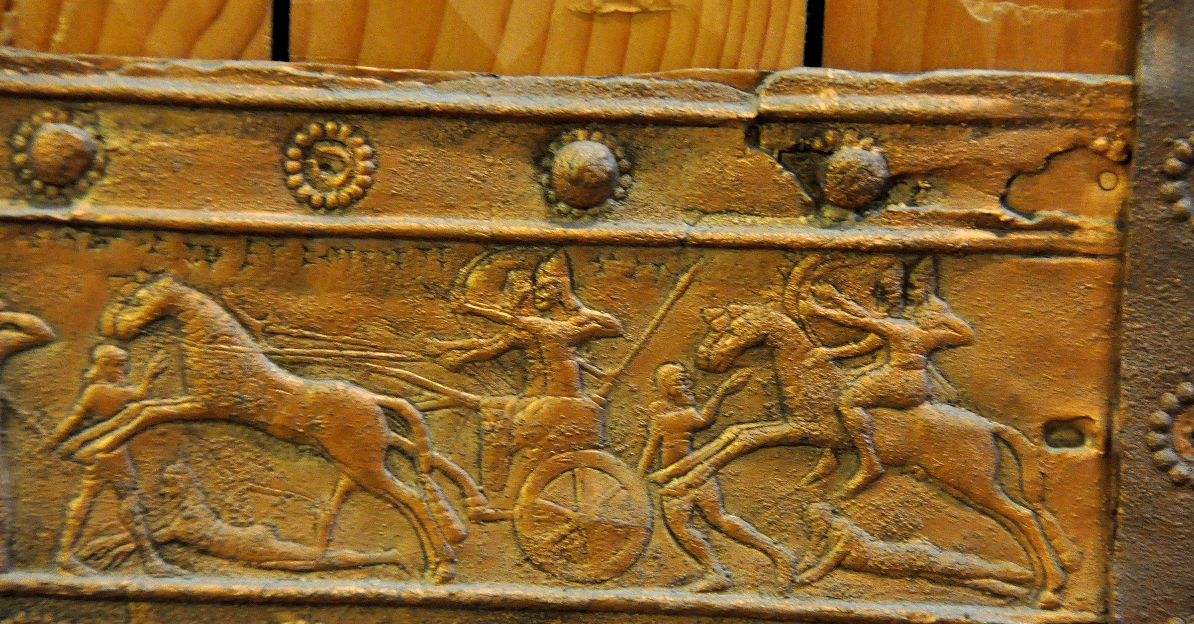 Warfare Scene, Balawat Gate - World History Encyclopedia