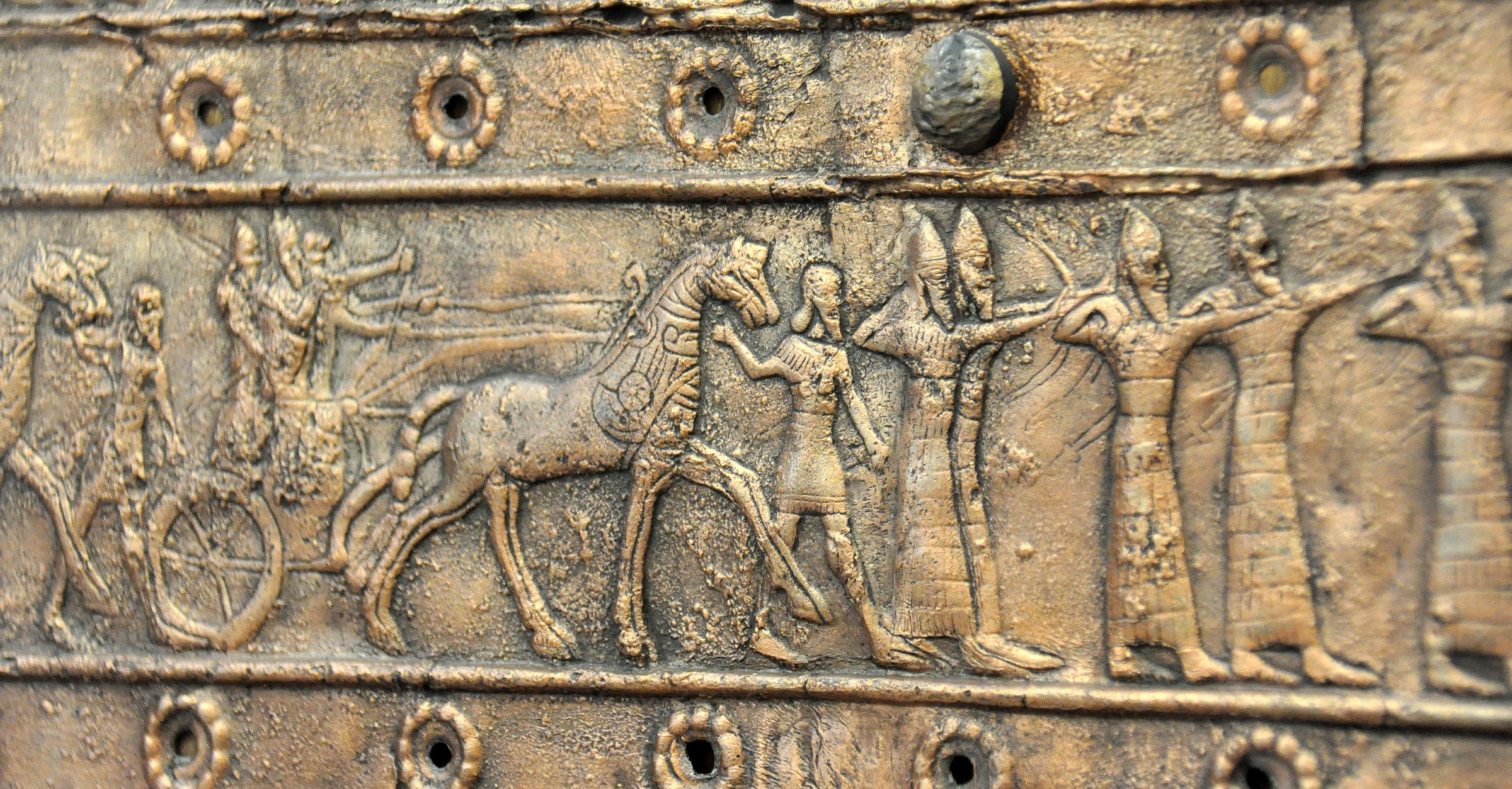 Detail of Balawat Gate - World History Encyclopedia