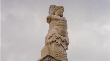 Memorial Statue, Agora, Athens