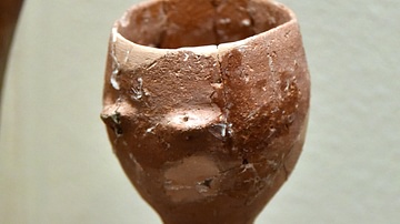 Pottery Goblet from Tulaylat al-Ghassul