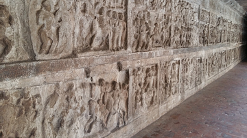 Pallava Dynasty History Relief, Kanchipuram