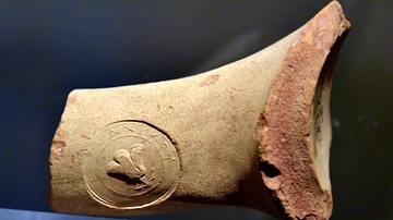 Stamped Rhodesian Amphora Handle from Jordan