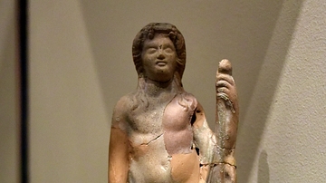 Terracotta Figurine of Dionysos-Bacchus
