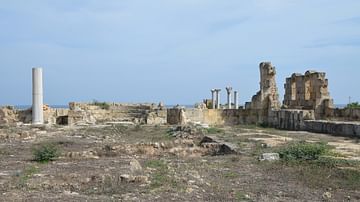 Kambanopetra Basilica in Salamis, Cyprus