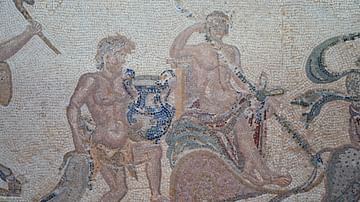Triumph of Dionysos Mosaic in Paphos, Cyprus