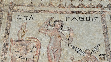 Aphrodite Bathing Mosaic, Cyprus