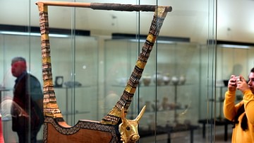 The Golden Lyre of Ur at the Iraq Museum