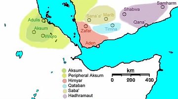 Map of Kingdom of Axum