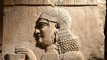 Assyrian Eunuch from Khorsabad at the Iraq Museum