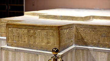 Throne Dais of Shlamaneser III at the Iraq Museum