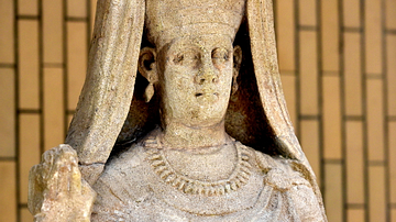 Detail of Statue of Abu Bint Deimon, Hatra