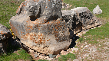 Hittite Lion Tub at Hattusa