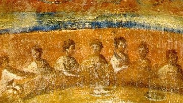 Fractio Panis Fresco, Rome