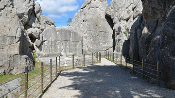 Yazilikaya Hittite Rock Sanctuary, Overview of Chamber A