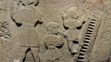 Hittite Orthostat with Acrobats