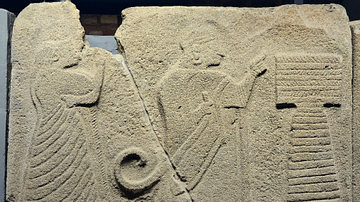 Hittite Orthostat with King and Queen