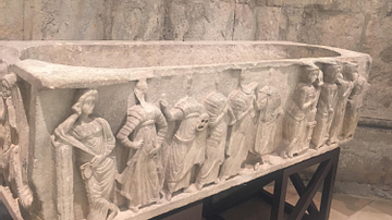 Muse Sarcophagus, Lisbon