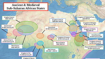 Map of Ancient & Medieval Sub-Saharan African States