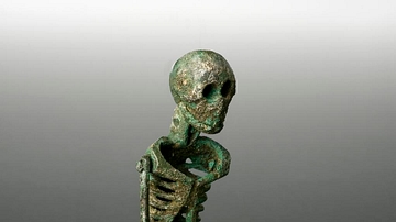 Roman Memento Mori, Bronze