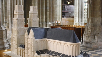 Model of Orleans Cathedral [Rear View]