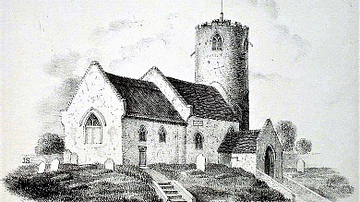 Drawing of St. Julian's Church, Norwich