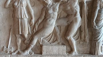 Achilles Holding Penthesilea