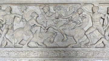 Greeks Battling Amazons
