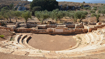 Ancient Theatre at Aptera, Crete