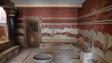 Throne Room at the Palace of Knossos