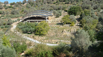 Orthi Petra Necropolis at Eleutherna, Crete