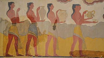 Minoan 'Procession Fresco' from Knossos