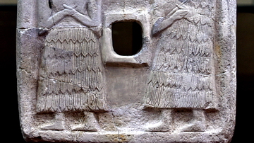 Limestone Sumerian Plaque from Khafajah