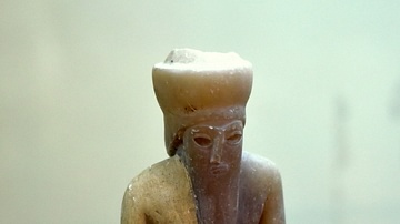 Male Worshiper from Tell Asmar Hoard at the Iraq Museum