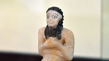 Male Worshiper from Khafajah at the Iraq Museum