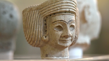 Female Worshiper from Tell Agrab at the Iraq Museum