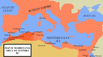 Map of the Kingdom of Mauretania