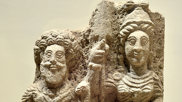 Goddess Al-Lat and an Elderly God from Hatra