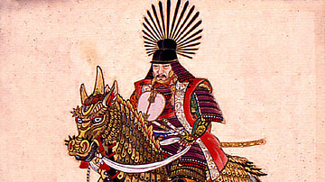 Toyotomi Hideyoshi on Horseback
