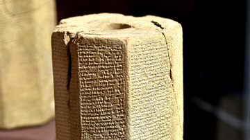 Octagonal Prism of Sennacherib from Nineveh