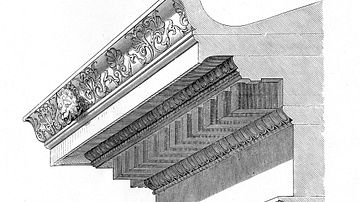 Cornice, Temple of Athena, Priene