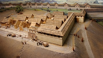 Reconstruction of the Heuneburg Hillfort