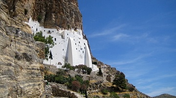 Hosoviotissa Monastery, Amorgos Greece