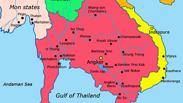 Khmer Empire c. 900 CE