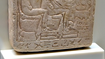 Akhenaten & Nefertiti at a Feast