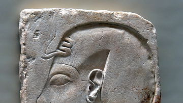 Portrait of Pharaoh Akhenaten
